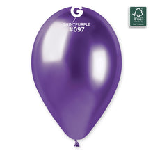 Load image into Gallery viewer, 129755 Gemar Shiny Purple 13&quot; Round (25ct)
