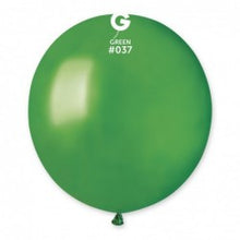 Load image into Gallery viewer, 153750 Gemar #037 Metallic Green 19&quot; Round (25ct)
