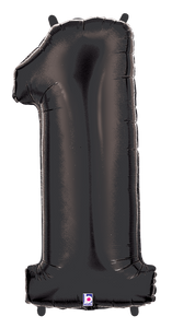 15841 Megaloons® Number "1" Black