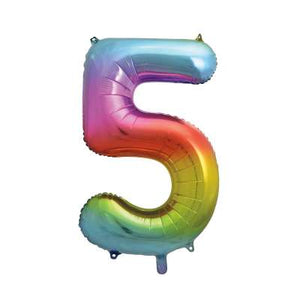 56805 Number "5" Rainbow