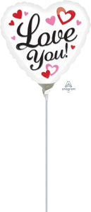 34375 I Love You Black