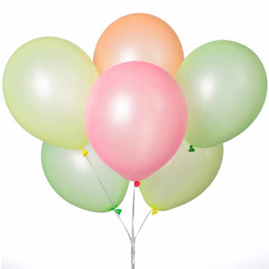 54493 Neon Assortment 12" Round (10ct)