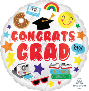 39349 Congrats Grad Fun Icons