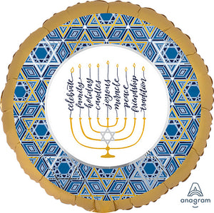 40425 Satin Infused Hanukkah Festival of Lights