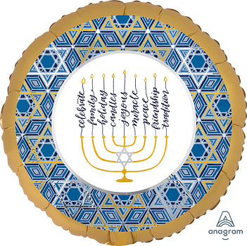 40425 Satin Infused Hanukkah Festival of Lights