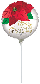 43357 Satin Christmas Poinsettia