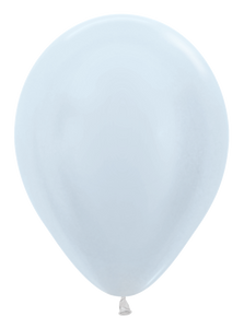 206127 Satin (Pearl) White 5" Round