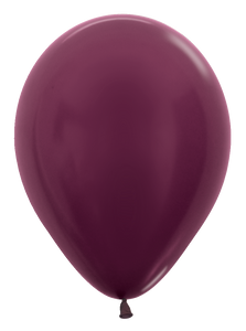 53091 Metallic Burgundy 11" Round