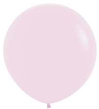 Load image into Gallery viewer, 155043 Pastel Matte Pink 24&quot; Round (10ct)
