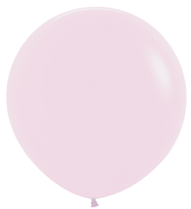 155043 Pastel Matte Pink 24" Round (10ct)