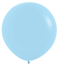 Load image into Gallery viewer, 155289 Pastel Matte Blue 24&quot; Round (10ct)
