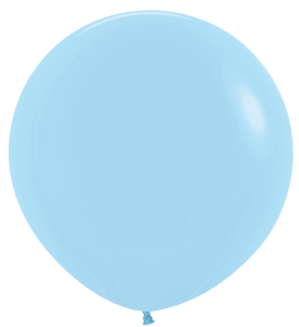 155289 Pastel Matte Blue 24" Round (10ct)