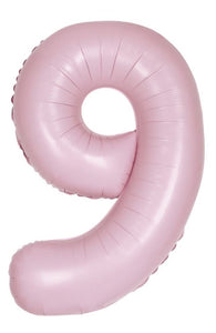13889 Number "9" Matte Pink