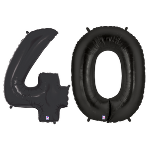 15954 Over The Hill Megaloon Numbers "40" Black