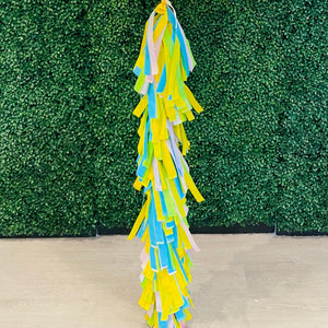 4ft Fun Yellow Tissue Tassel