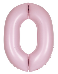 13880 Number "0" Matte Pink