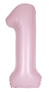 13881 Number "1" Matte Pink