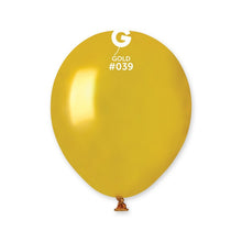 Load image into Gallery viewer, 053913 Gemar Metallic Gold 5&quot; Round (100ct)
