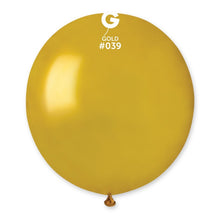 Load image into Gallery viewer, 153958 Gemar Metallic Gold 19&quot; Round (25ct)
