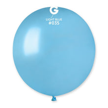 Load image into Gallery viewer, 153552 Gemar Metallic Light Blue 19&quot; Round (25ct)
