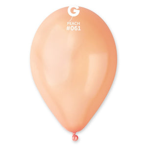 116106 Gemar Metallic Peach 11-12" Round