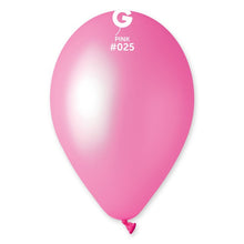 Load image into Gallery viewer, 112504 Gemar #025 Neon Pink 11-12" Round (50ct)
