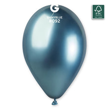 Load image into Gallery viewer, 129250 Gemar Shiny Blue 13&quot; Round (25ct)
