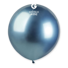 Load image into Gallery viewer, 159257 Gemar Shiny Blue 19&quot; Round (25ct)
