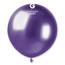 Load image into Gallery viewer, 159752 Gemar Shiny Purple 19&quot; Round (25ct)
