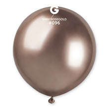Load image into Gallery viewer, 159653 Gemar Shiny Rose Gold 19&quot; Round (25ct)
