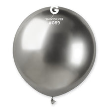 Load image into Gallery viewer, 158953 Gemar Shiny Silver 19&quot; Round (25ct)
