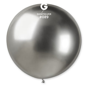 342956 Gemar Shiny Silver 31" Round