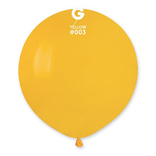 Load image into Gallery viewer, 150353 Gemar #003 Yellow 19" Round (25ct)
